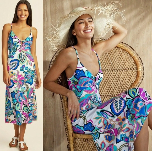 NWT Trina Turk Swim & Spa Collection Dress - LARGE - Picture 1 of 8